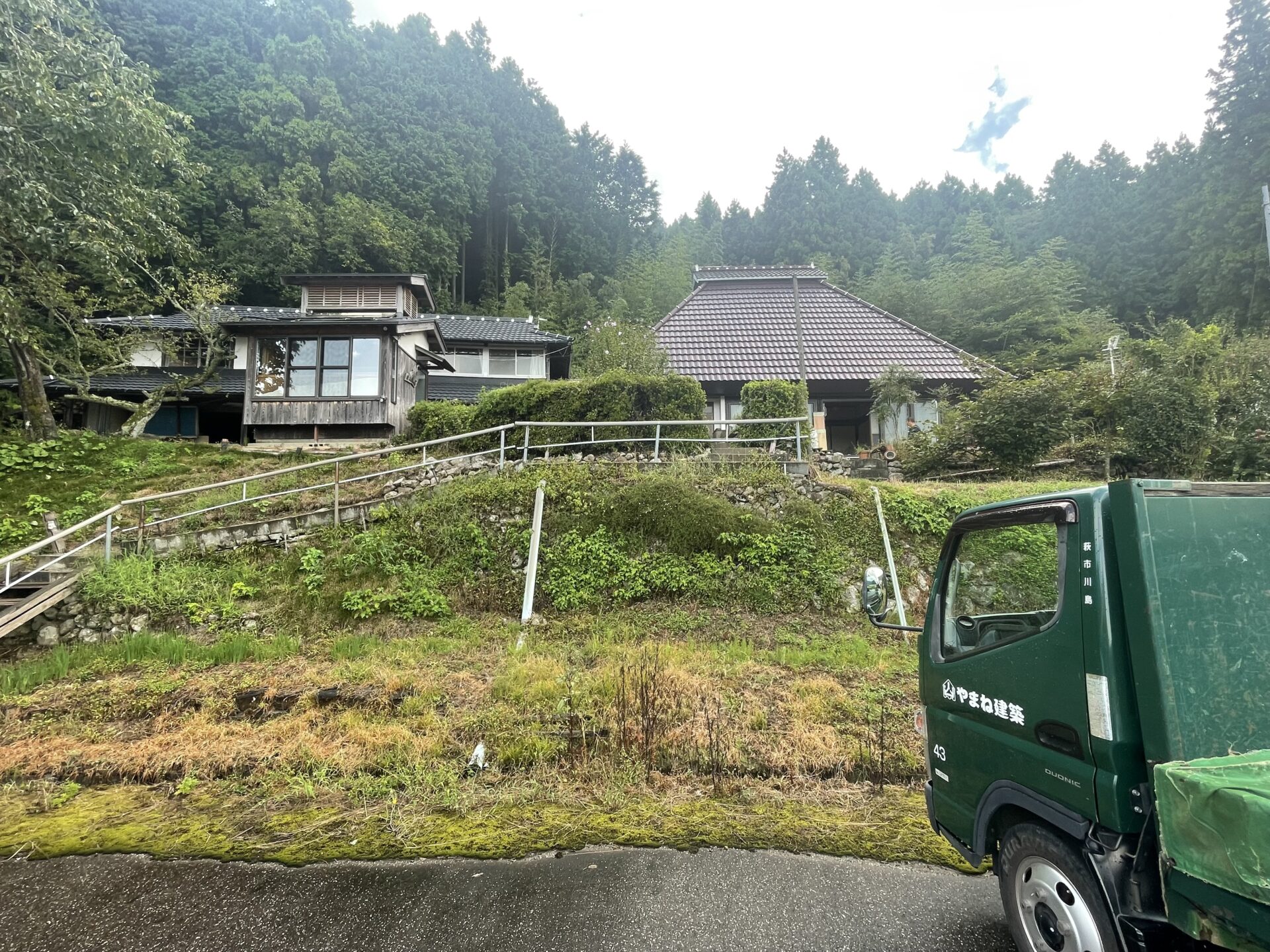 茅葺き屋根のお家の天井張替工事